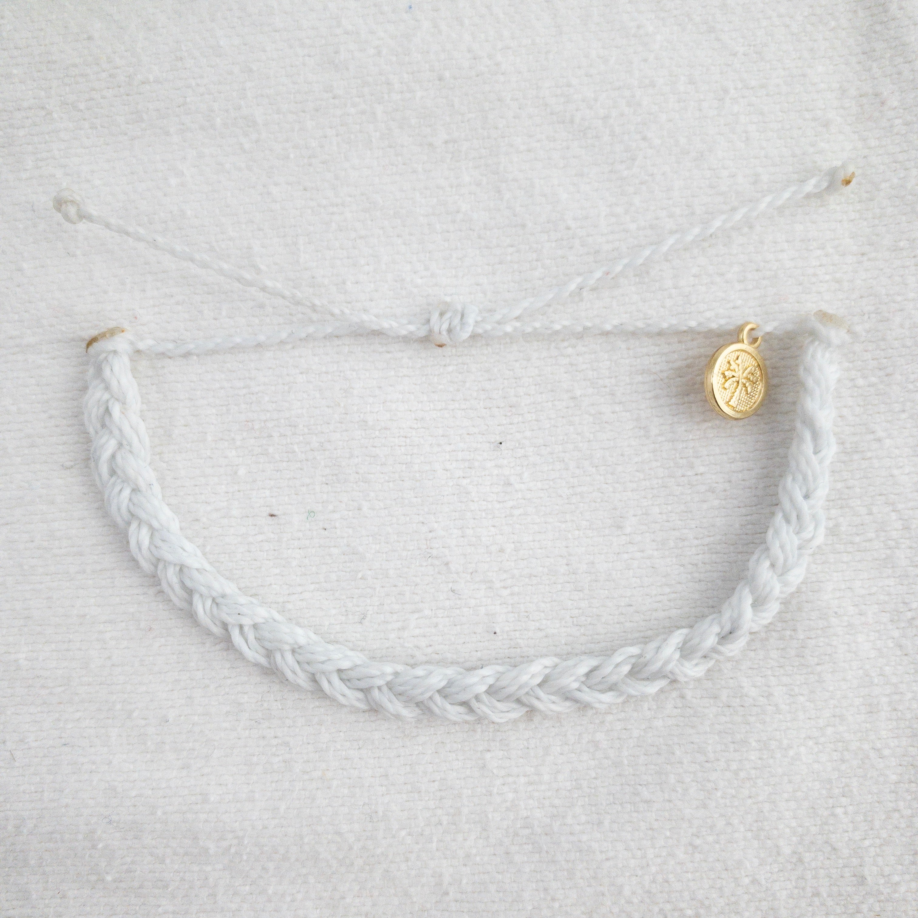 White Braided - Ohana Bracelets beach pura vida